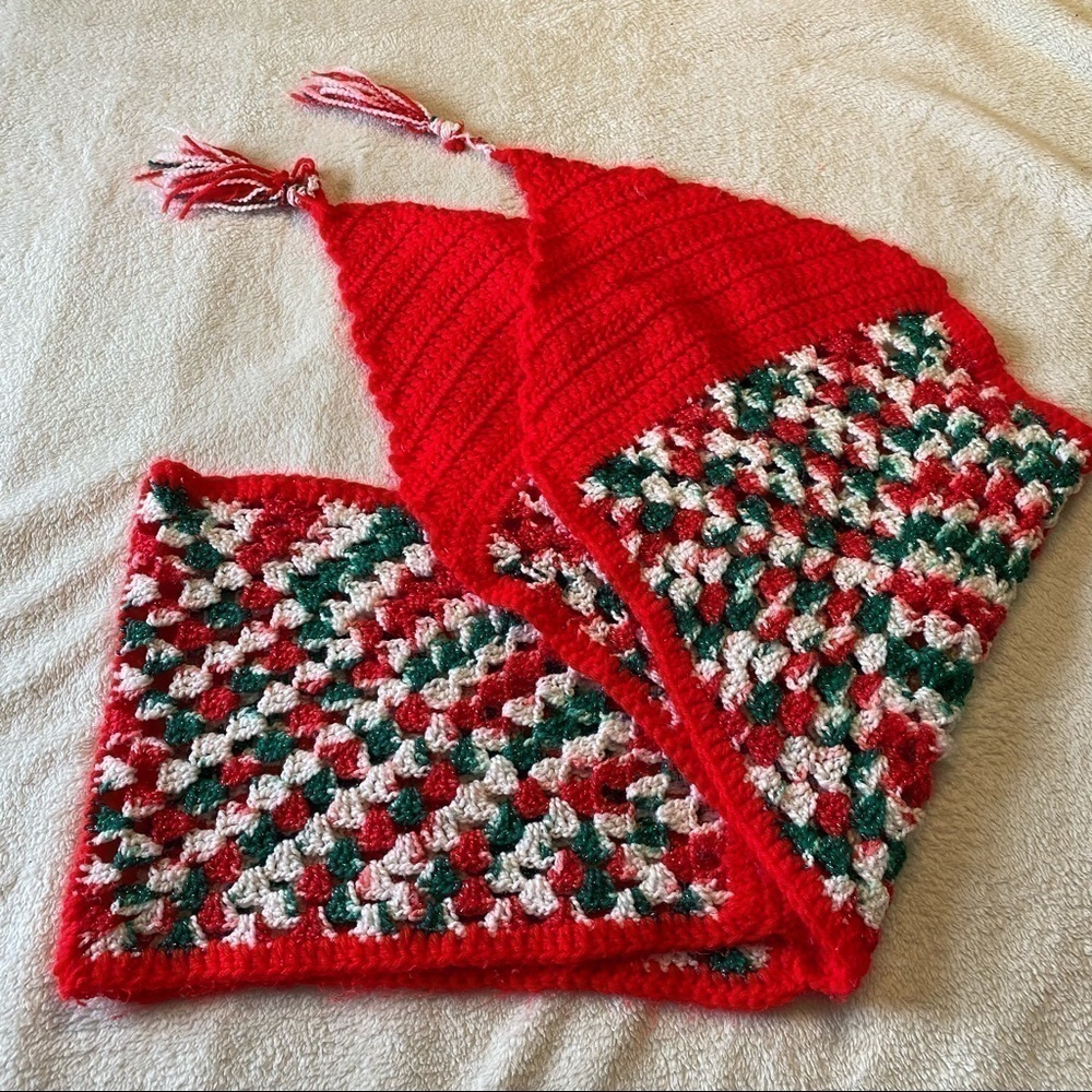 𝅺CROCHET 7 foot christmas dining table runner​​​​​